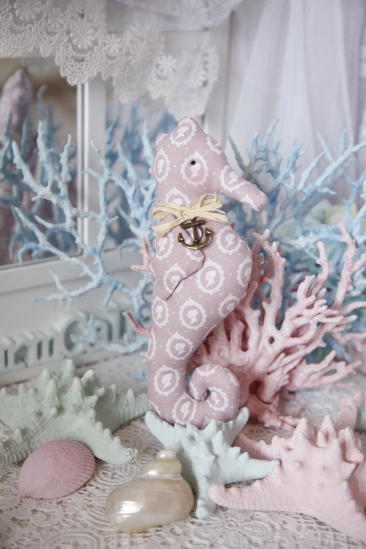 "Sea Horse". Морской конек, подвес интерьерный.