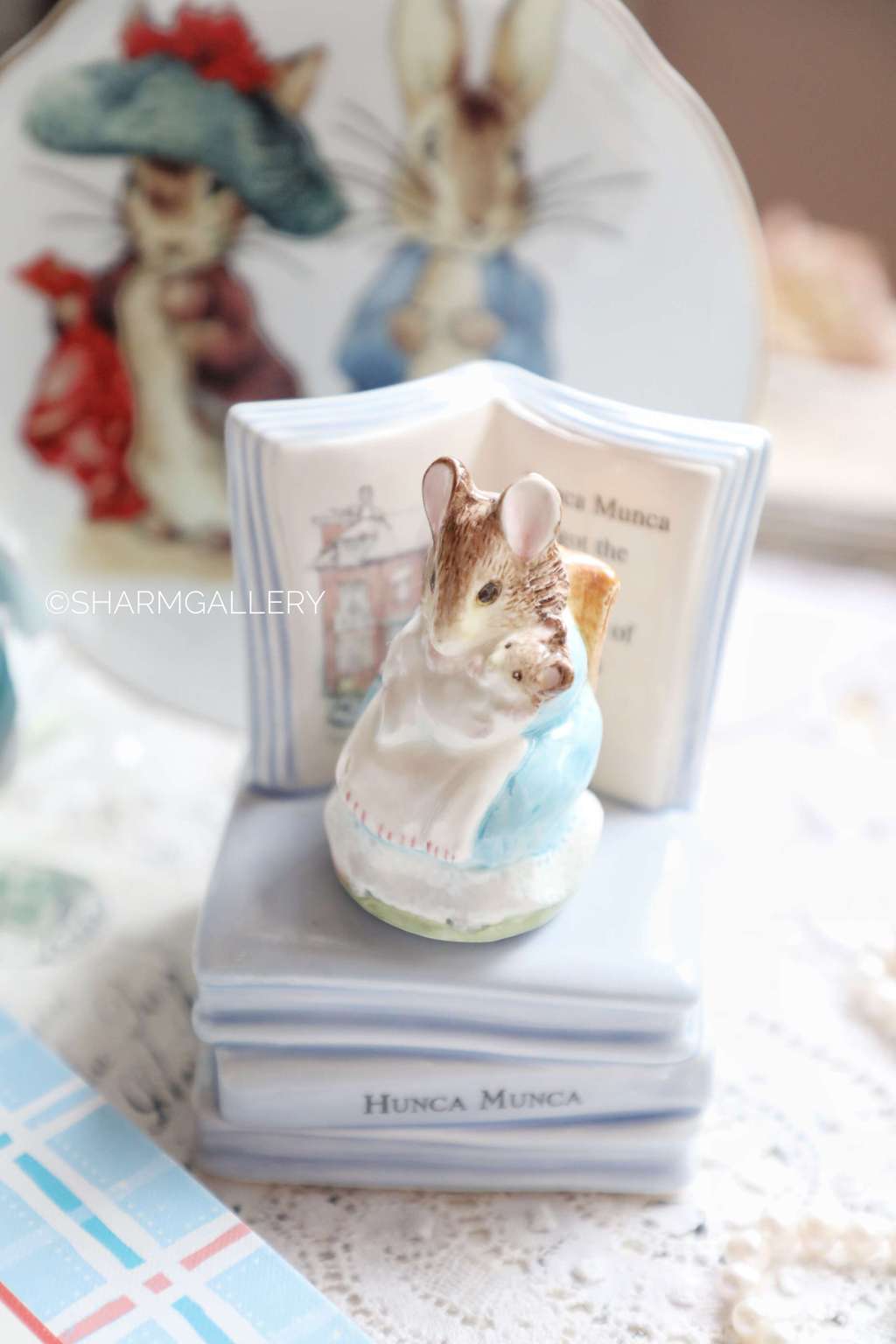 Музыкальная статуэтка «Hunca Munca» Мышка, Беатрис Поттер, 1997г.