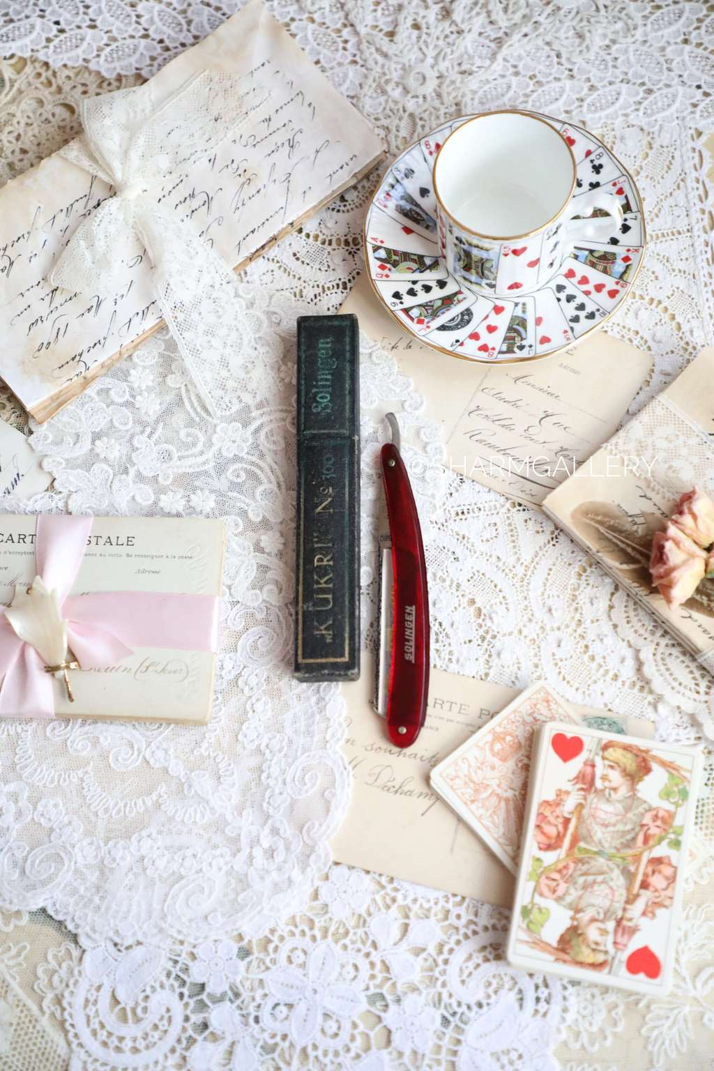 Антикварная опасная бритва Золинген Кукри. KUKRI 360 SOLINGEN, GERMANY