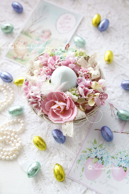 Интерьерная, пасхальная композиция "Easter". №5