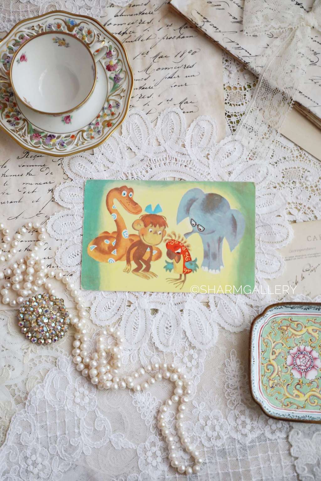 Открытка СССР. №94 "38 попугаев". Художник Л.Шварцман. Чистая. 1981г.