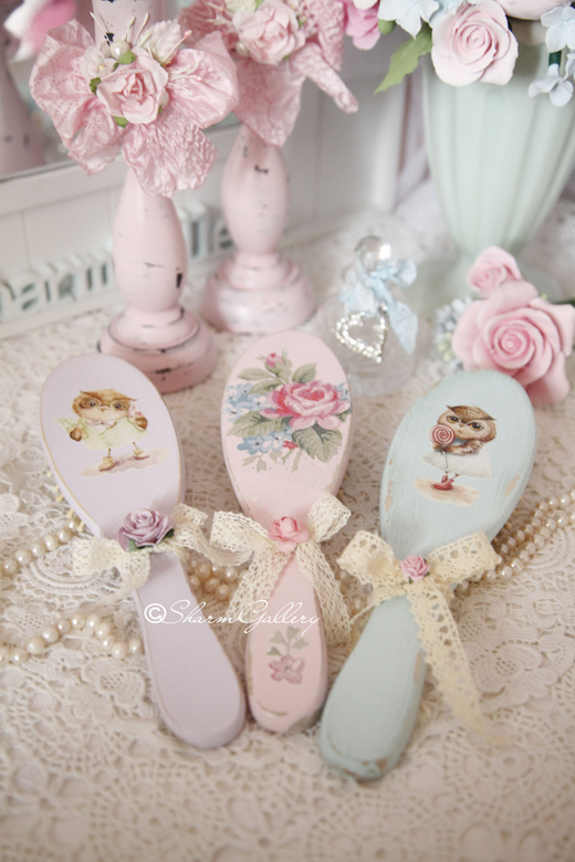 "Beauty". Деревянная расческа/щетка для волос.