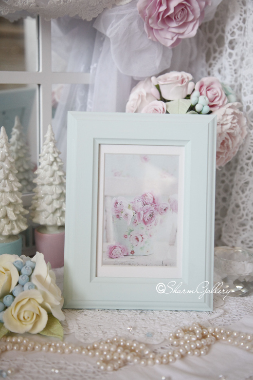 Фоторамка "Love Tiffany". Рамка для фото интерьерная.