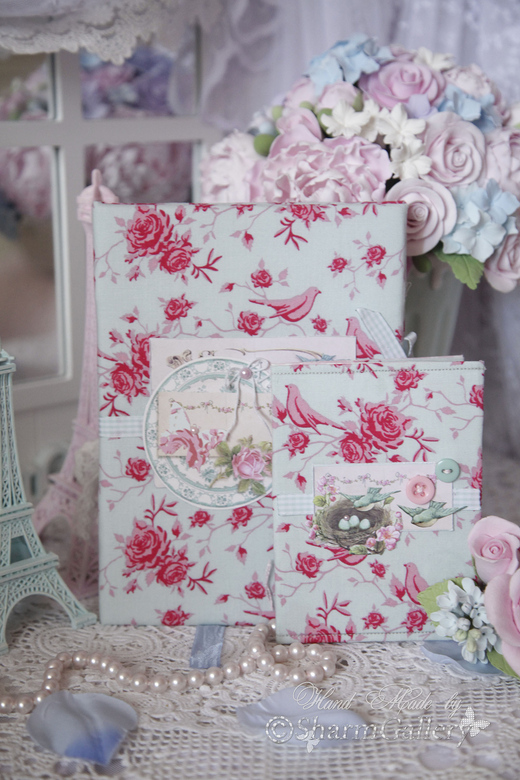 Набор: Блокнот и обложка на паспорт, ручной работы.