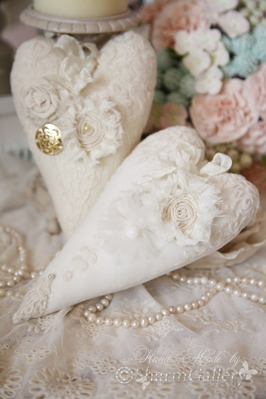 Сердечко "Dream Ivory ", подвес для украшения интерьера.