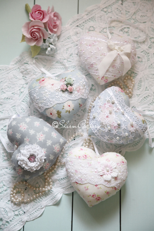 "Love Shabby". Сердечко - интерьерное.