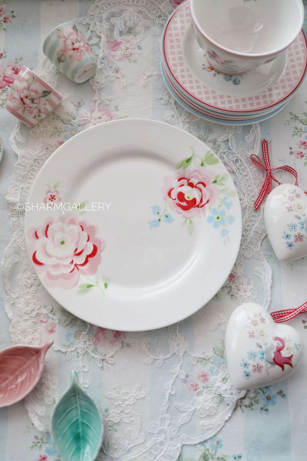 Тарелка десертная Meryl white, 20,5см., Дания, "GreenGate".