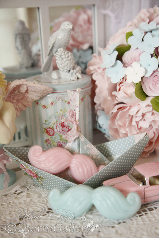 "The French Moustache". Усищи)))  Мыло ручной работы.