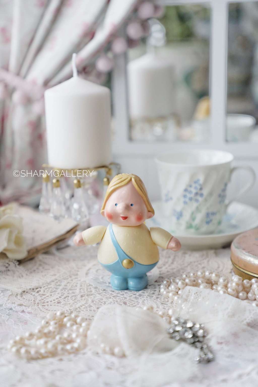 Советская игрушка Карлсон, колкий пластик. СССР.