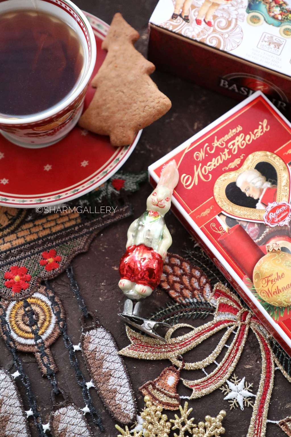 Заяц в жилетке. №7. Редкий раскрас! Елочная игрушка на прищепке, СССР.