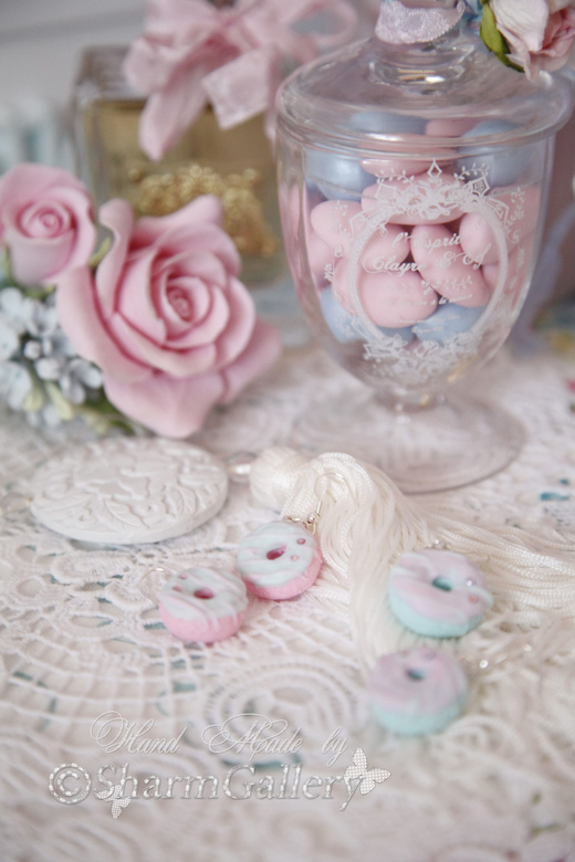 «Sweet Donuts». Серьги - пончики, ручной работы.