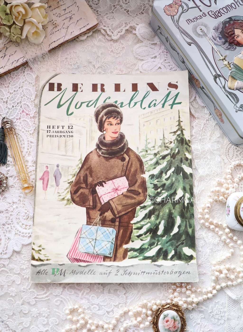 Винтажный журнал мод Berlins Modenblatt Heft 12 1962г.