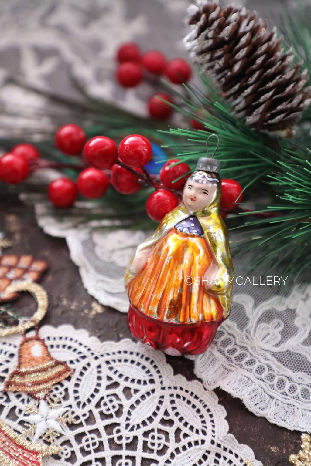 Шамаханская царица. Золотой петушок. №4.Елочная игрушка СССР.