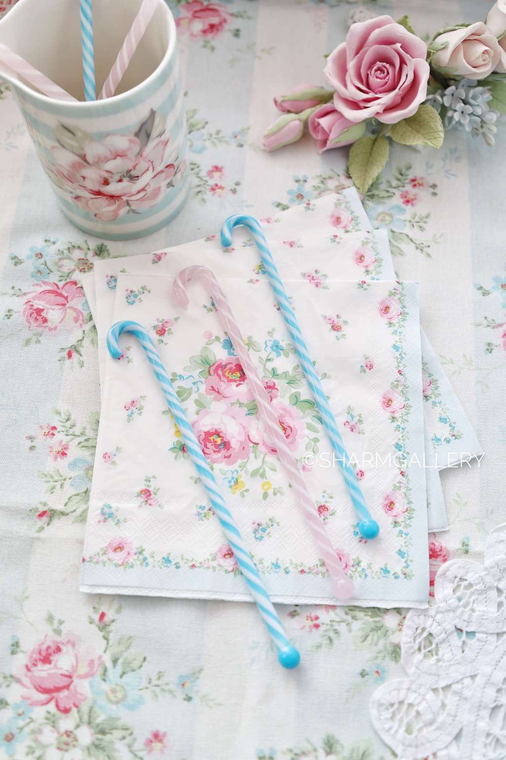 Стеклянная коктейльная палочка муранское стекло. Мурано, Италия.