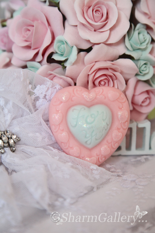 Сердце "For You!". Мыло ручной работы.