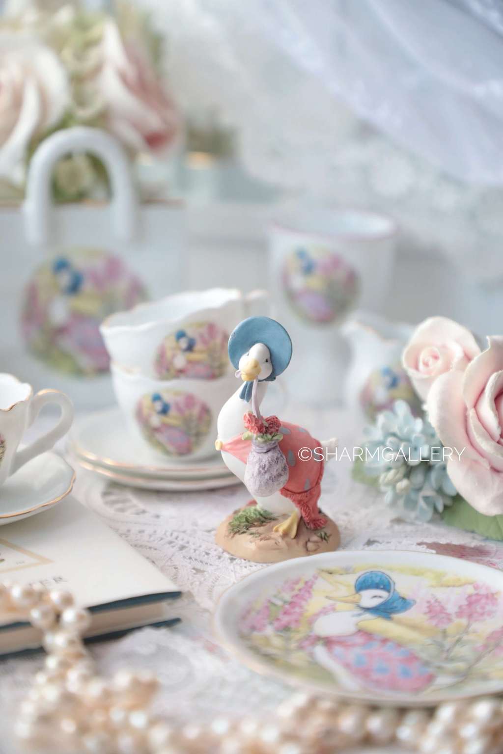 Коллекционная статуэтка Гусыня «Jemima Puddle-Duck», Beatrix Potter, Enesco 2003г.