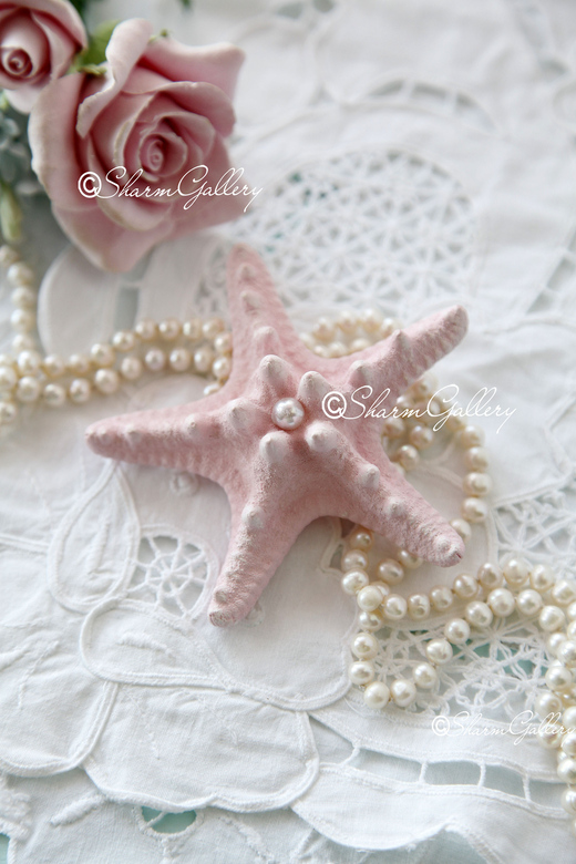 Морская звезда, натуральная. "Pink".