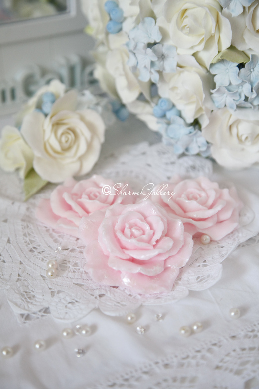 "Викторианская роза". Мыло ручной работы.