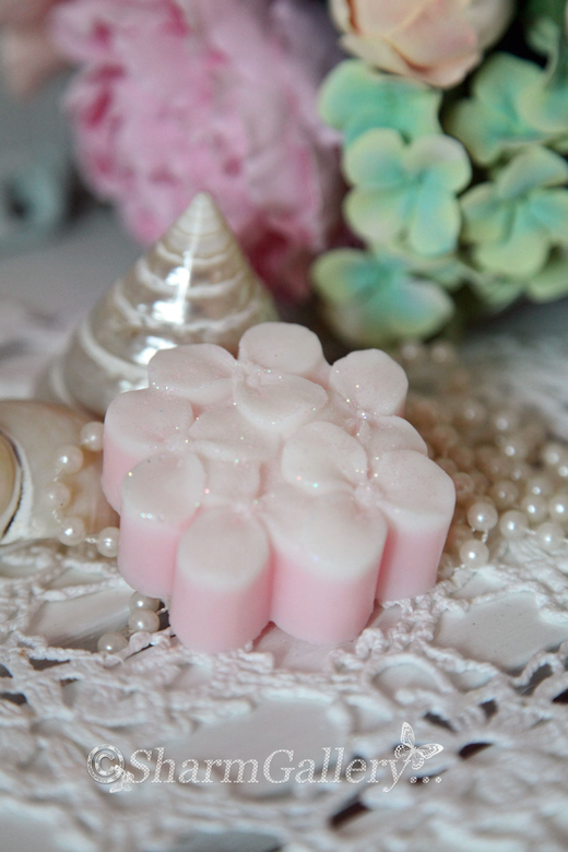 "Гортензия". Мыло ручной работы.