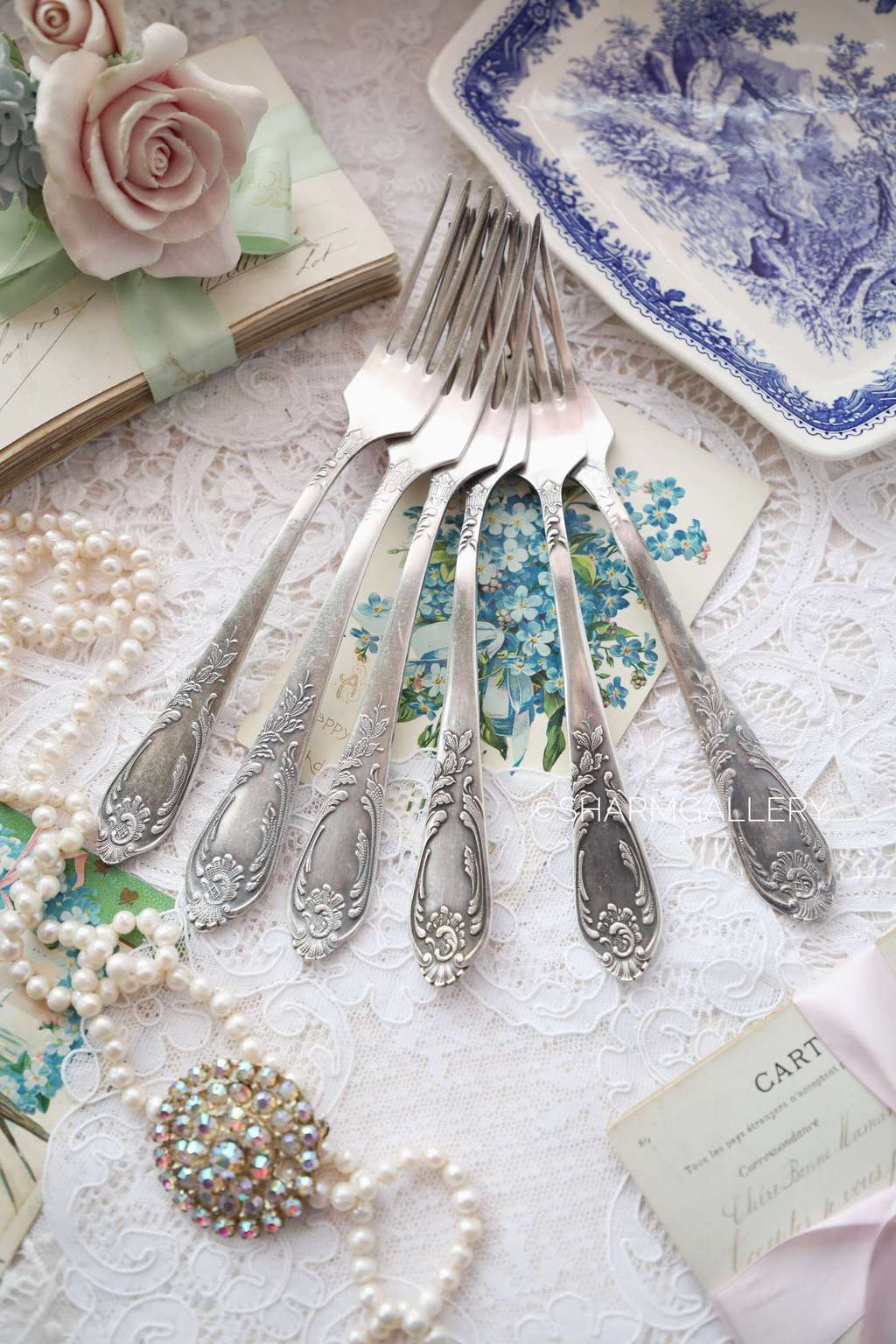 Вилки столовые 21см, №135. Винтаж, мельхиор ЗИШ.