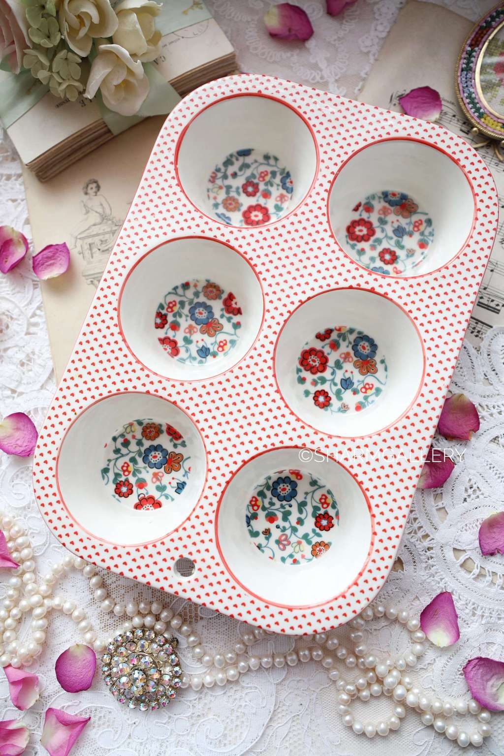 Форма Прованс для выпечки кексов (капкейков) керамика, Camp Home Франция