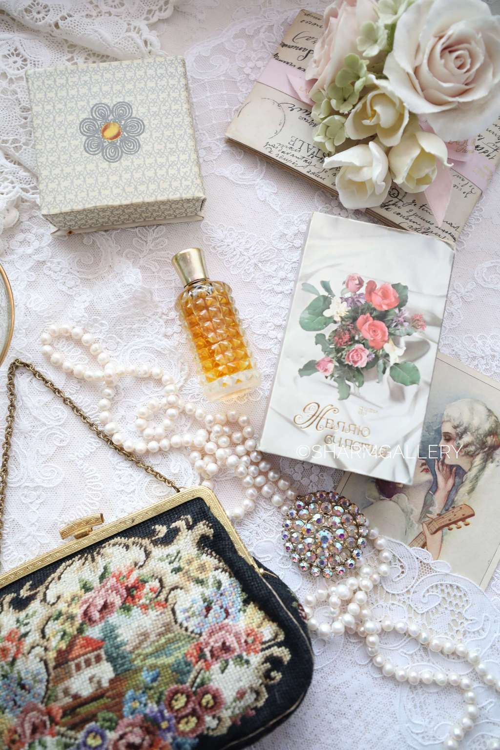 Духи "Желаю Счастья", в коробке, ф-ка Новая Заря, 1978г, СССР.