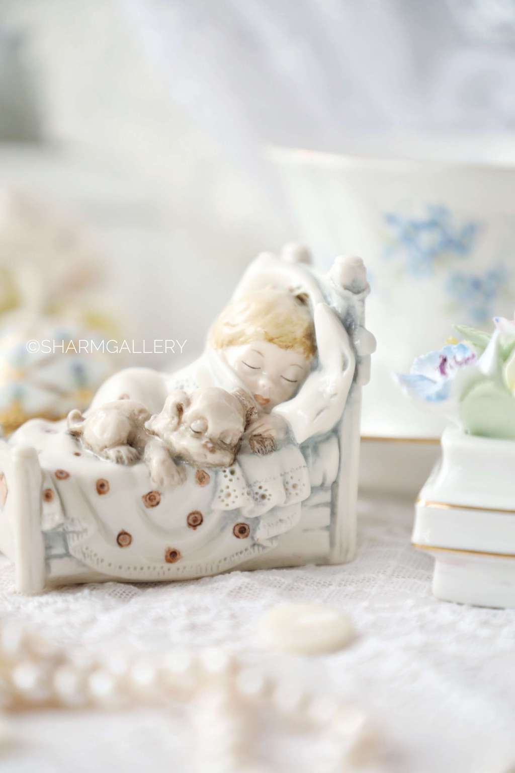 Статуэтка «Лучшие друзья». Florence, Giuseppe Armani, Каподимонте Италия 1987г.