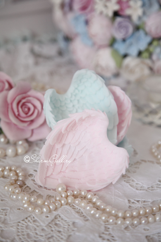 Крылья "Soft angel wings". Мыло ручной работы.