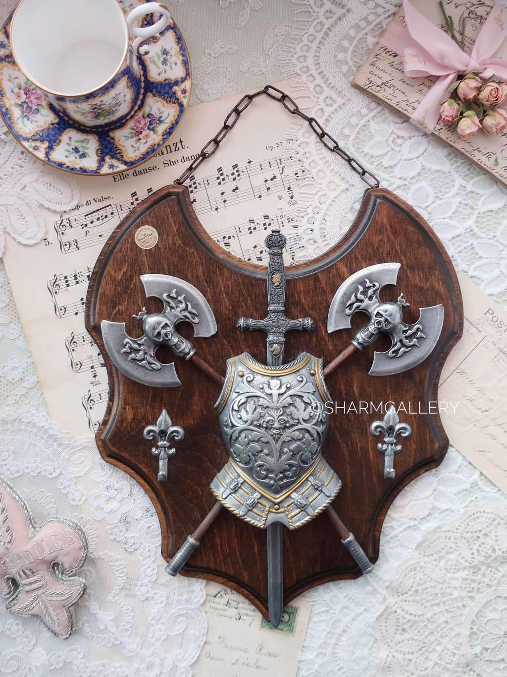 Интерьерное панно Рыцарские доспехи, La Balestra, Италия.