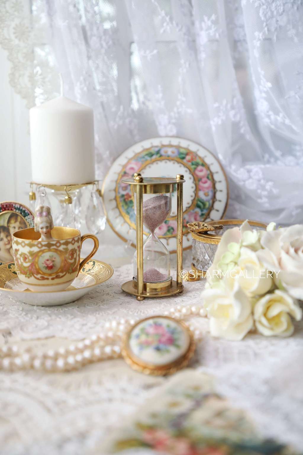 Песочные часы, 1 мин., латунь, Германия.