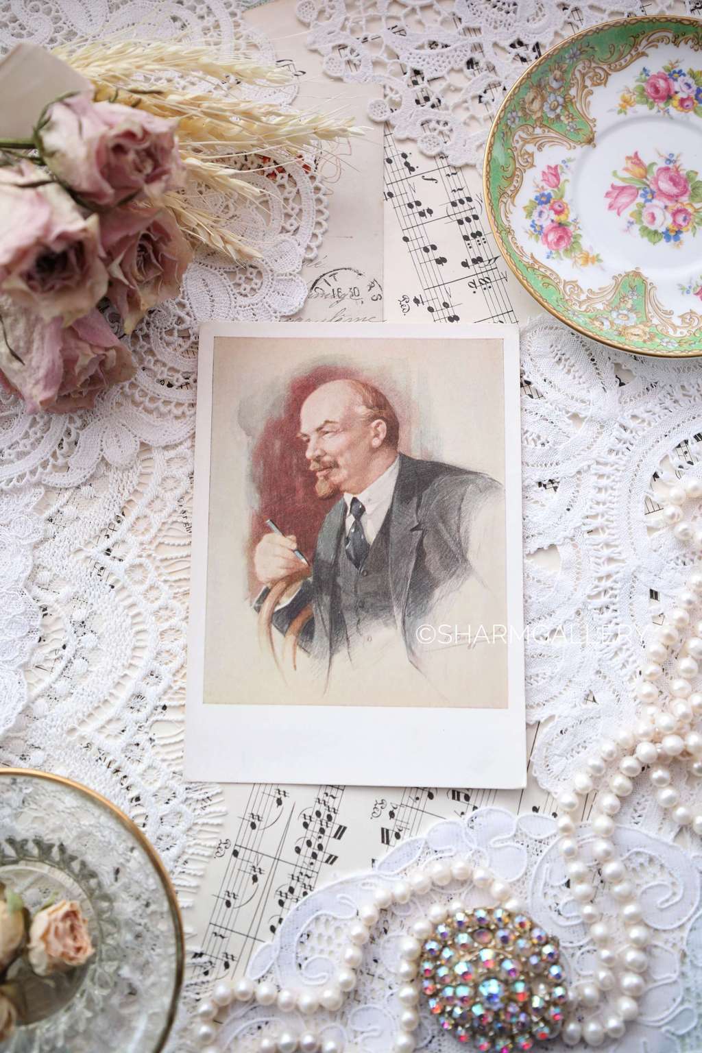 Открытка СССР №139. "Портрет В.И. Ленина", Худ-к П.В. Васильев, 1961г. Чистая.