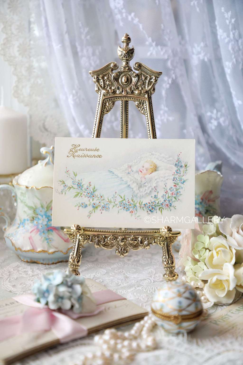 Открытка, антикварная №145, чистая!