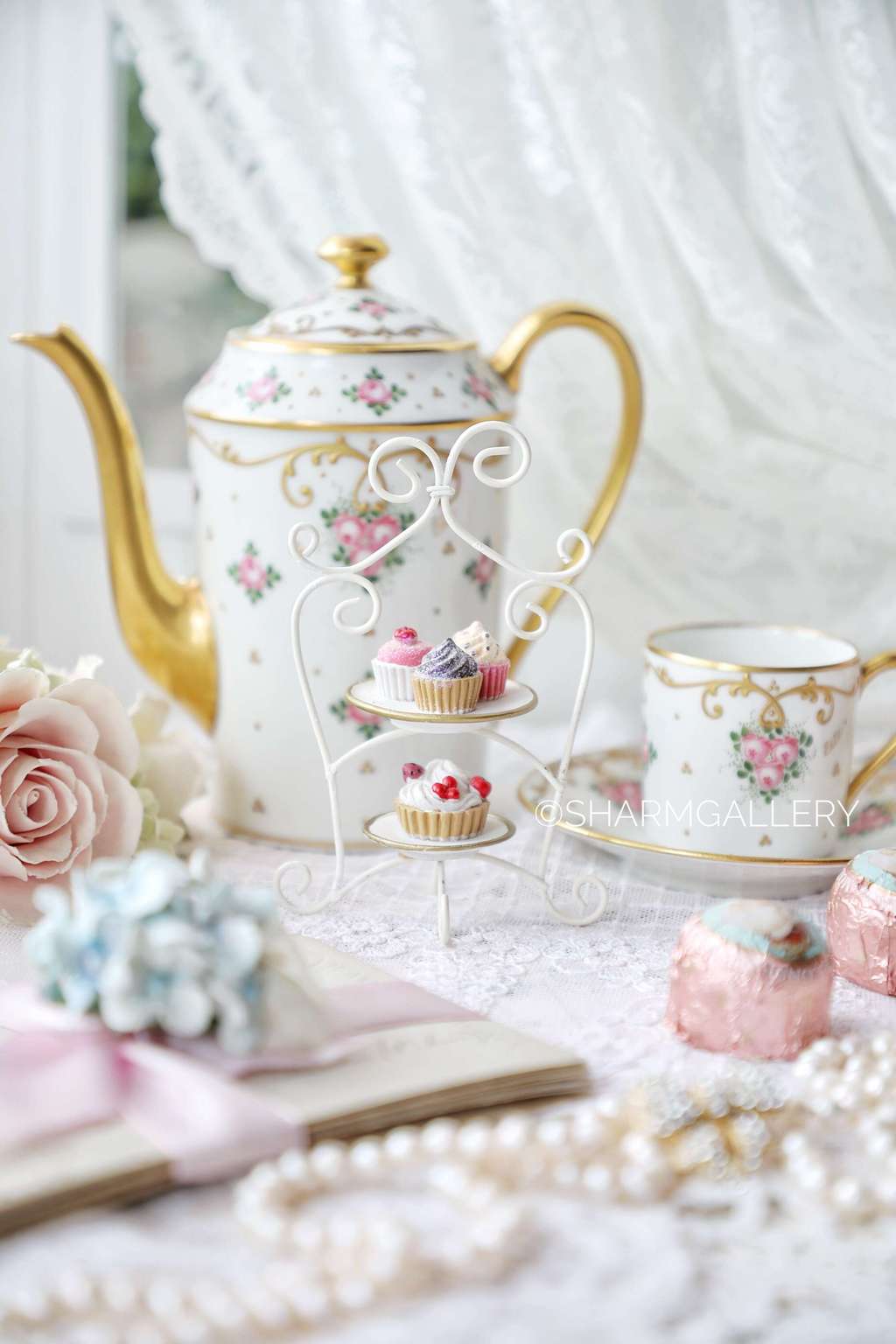 Этажерка с десертами декор.подвес/елочная игрушка.