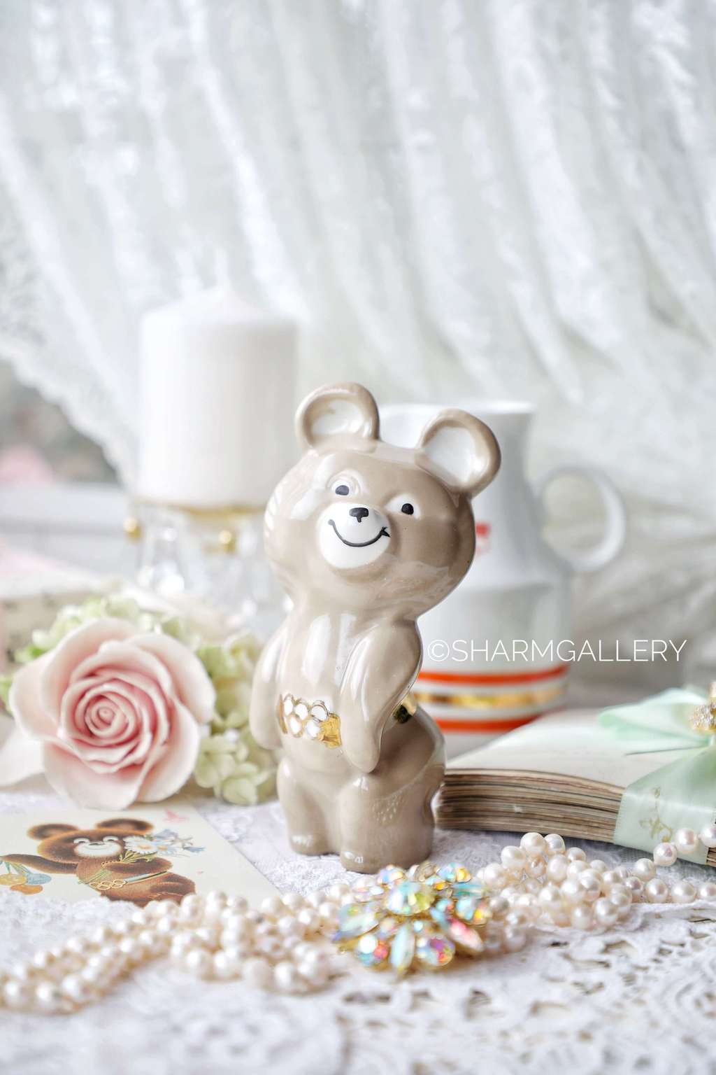 Олимпийский Мишка. №26 Фарфор, Олимпиада 80, СССР.