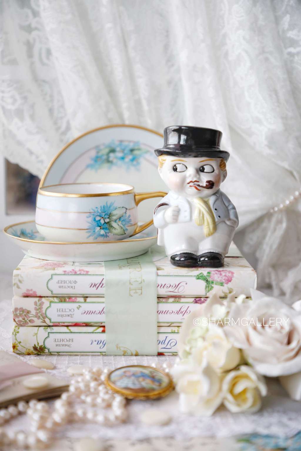 Солонка "Бюргер" 11см., фарфор, Германия 1960гг.