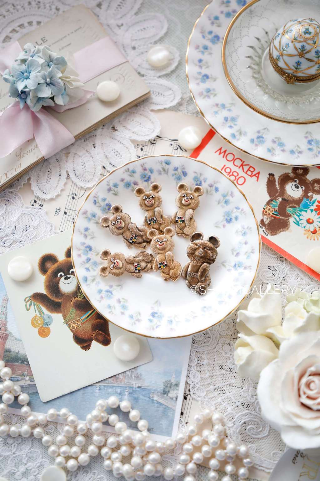 Значок Олимпийский Мишка. Олимпиада 80 СССР.