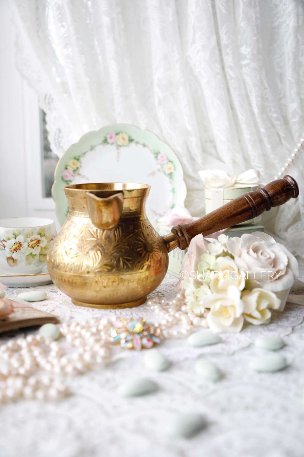 Джезва/Турка для кофе, латунь.