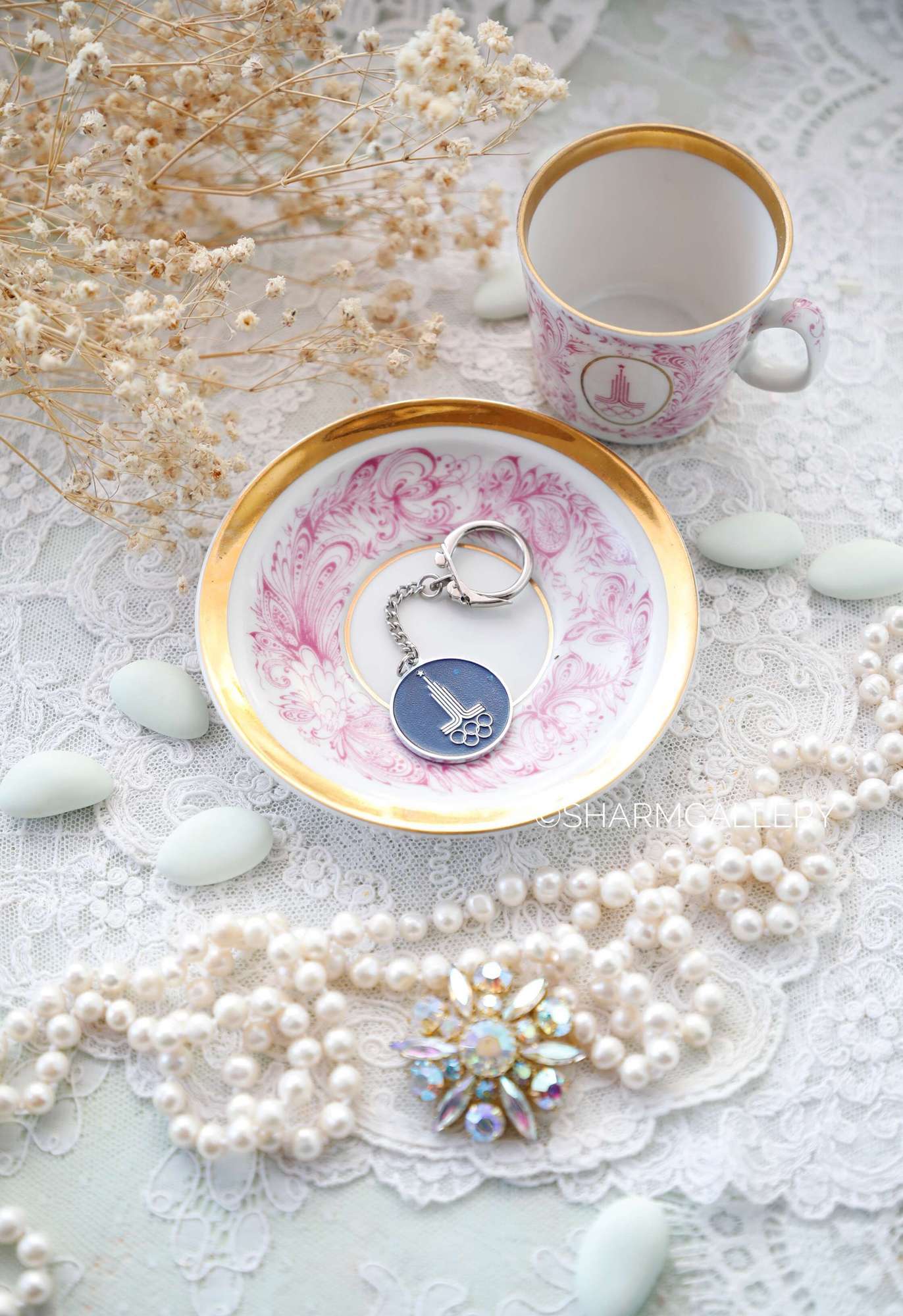 Брелок металлический Олимпийский. Олимпиада 80 СССР.