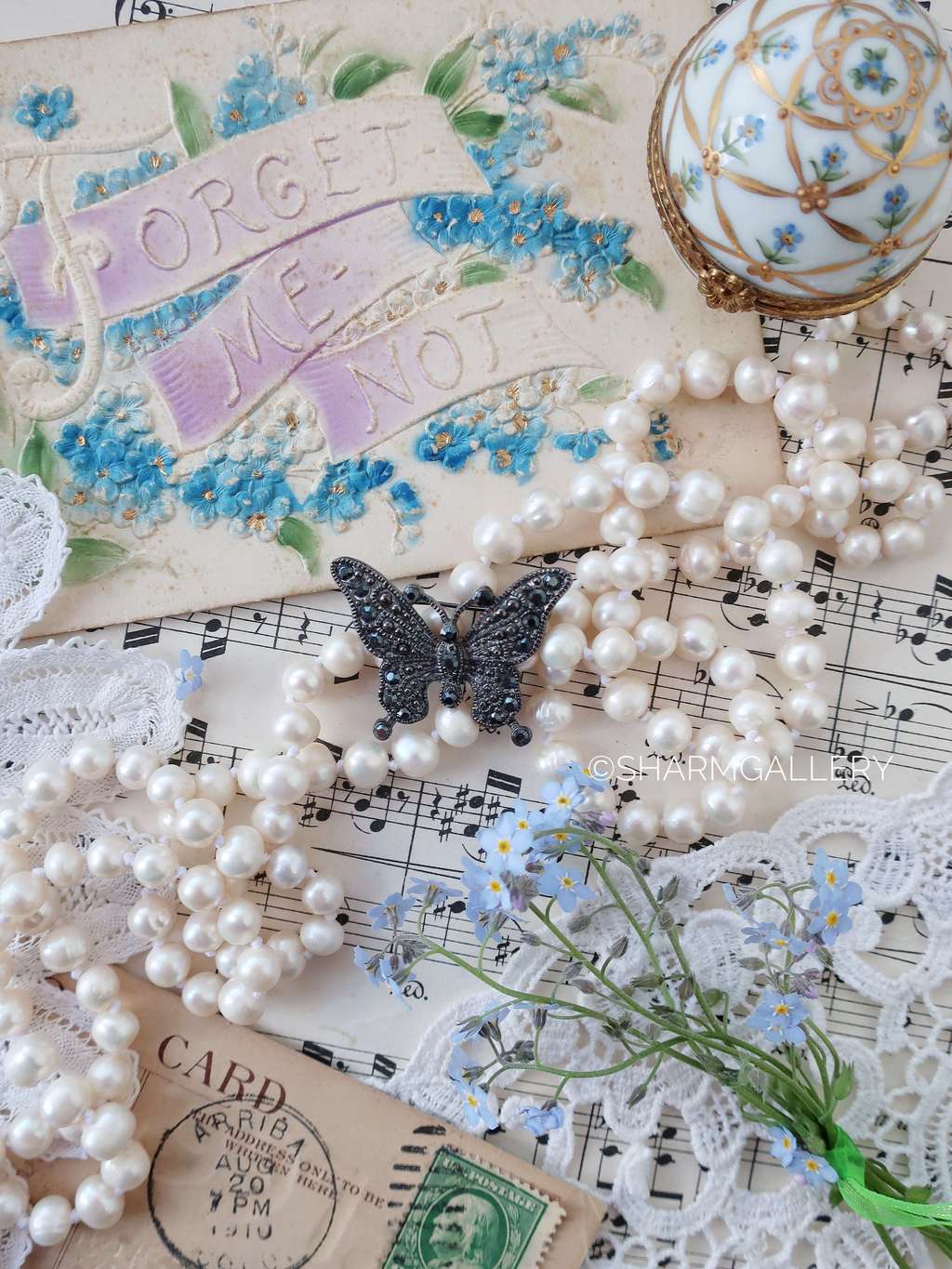 Брошь «Черная бабочка» ГДР, 1970гг.