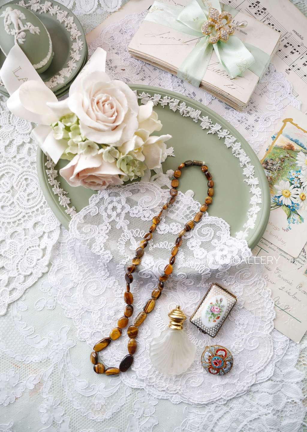 Бусы из натурального камня 53см., СССР 1970гг.