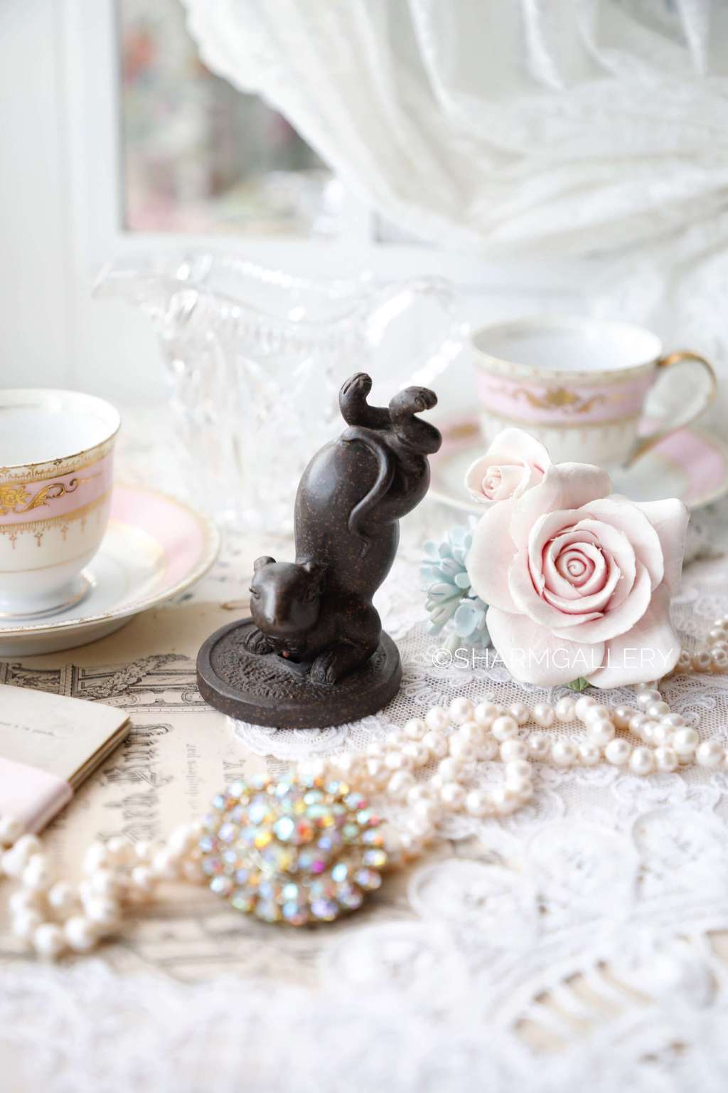 Фигурка Мышь/Крыса на монете, исинская глина, Китай.