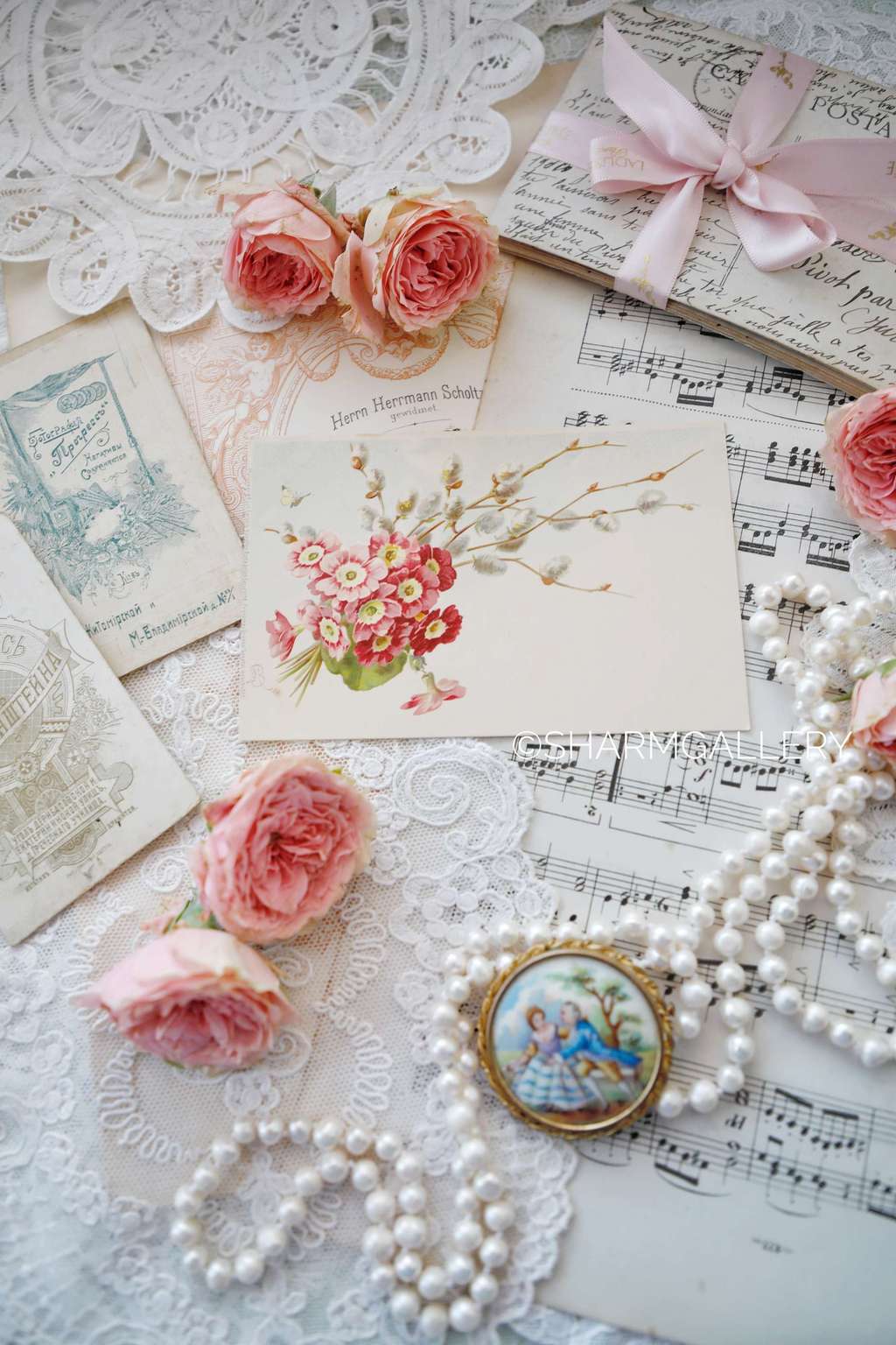 Открытка, антикварная №157, чистая!