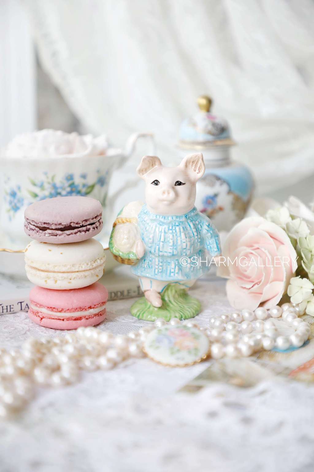 Статуэтка Свинка/Little Pig Robinson фаянс Beswick, BEATRIX POTTER, Англия