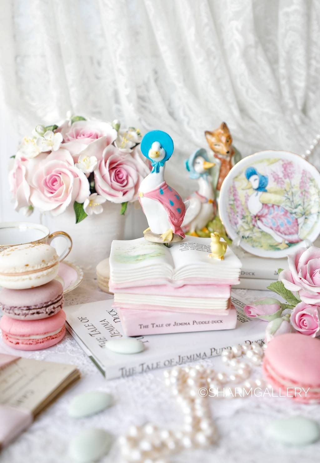 Музыкальная статуэтка Гусыня Jemima, Беатрис Поттер, 2006г., Enesco