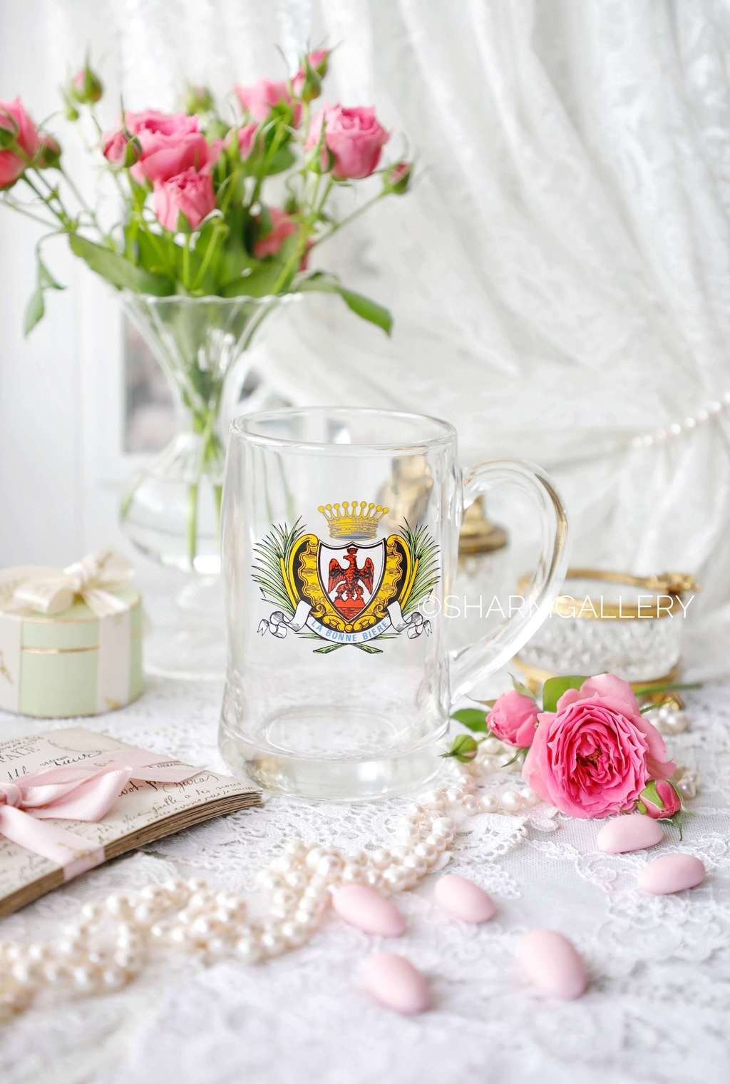 Пивная кружка «La Bonne Biere» 0,5л, стекло Франция 1990гг.