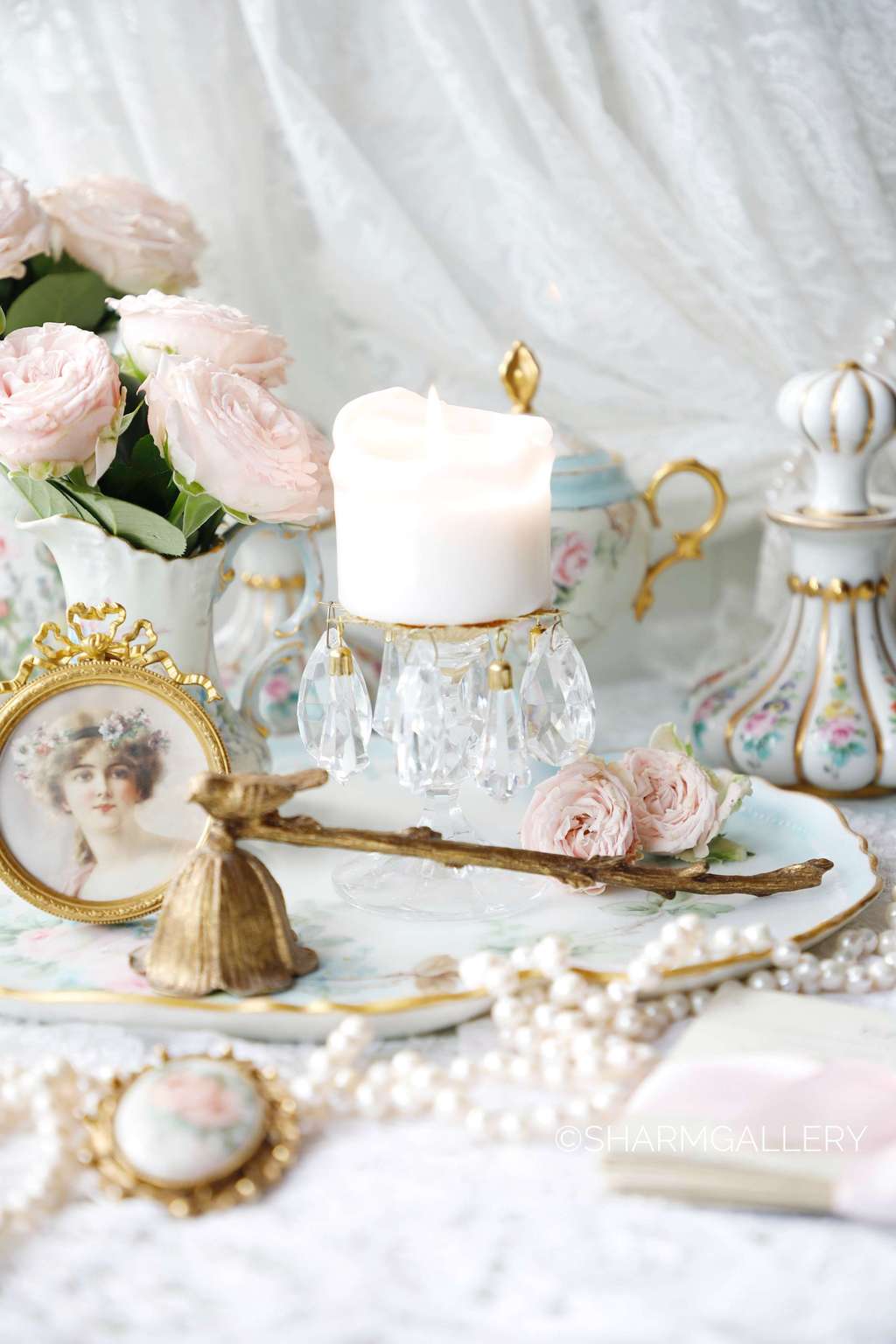 Пламегаситель для свечей «Птичка», медь, США.