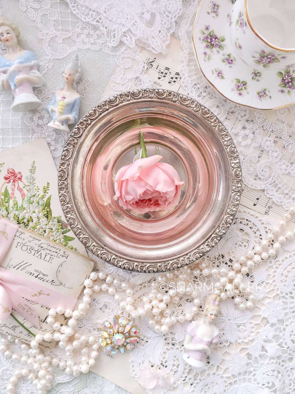 Старинная тарелочка 15,5см., Newport Sterling Серебро.