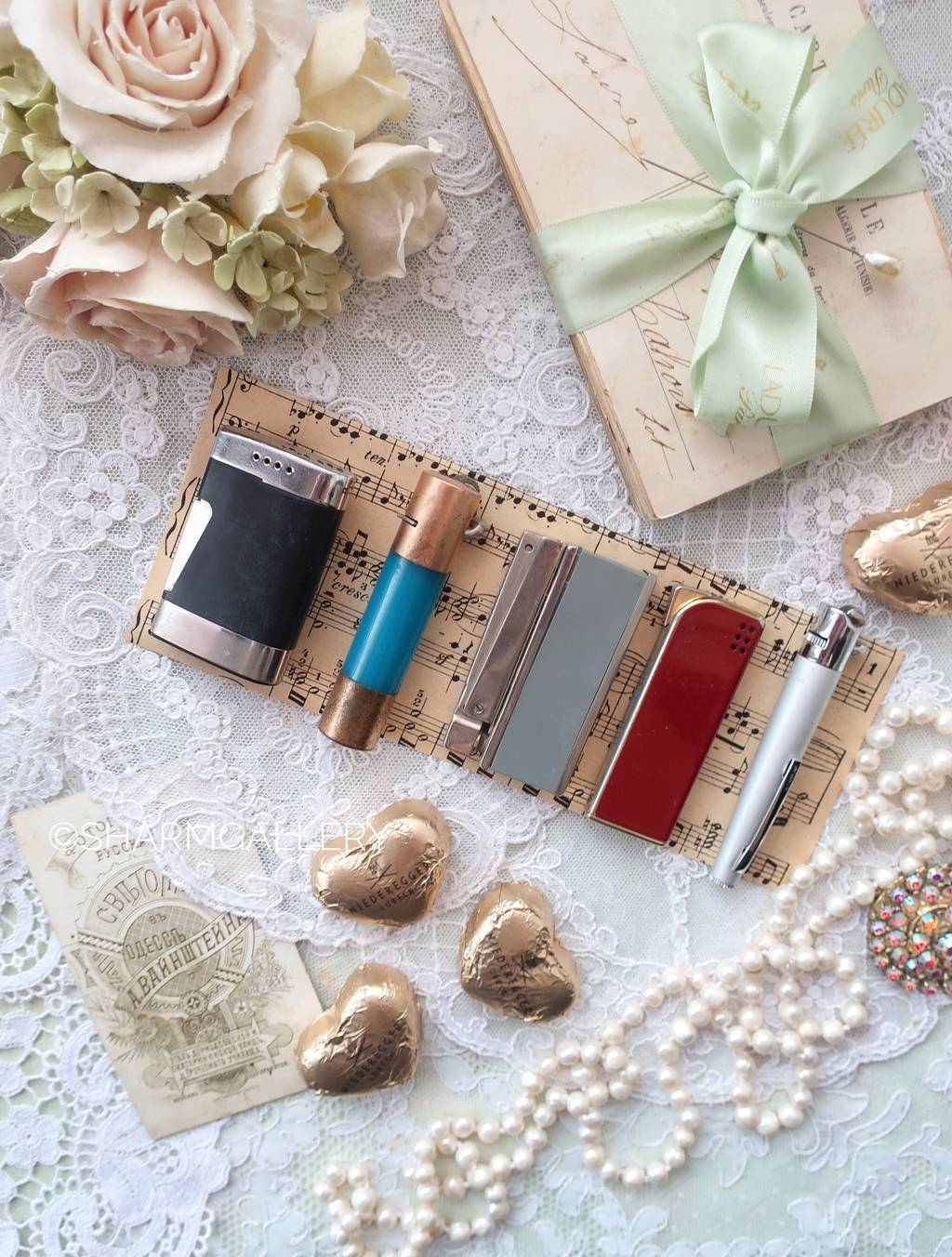 Набор из 5 советских зажигалок, не заряжены. СССР.