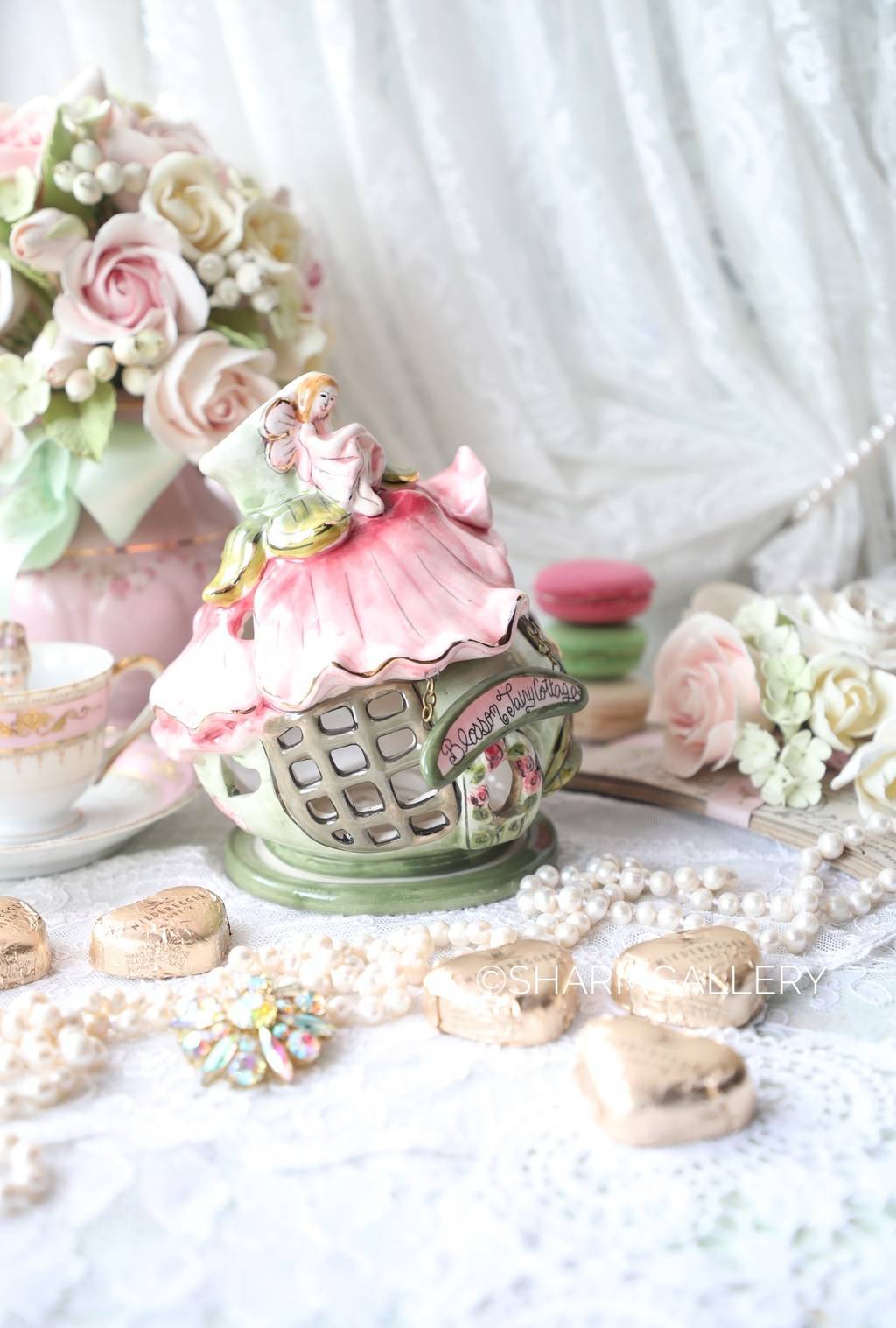 Домик ночник «Домик Фей» керамика Blue Sky.