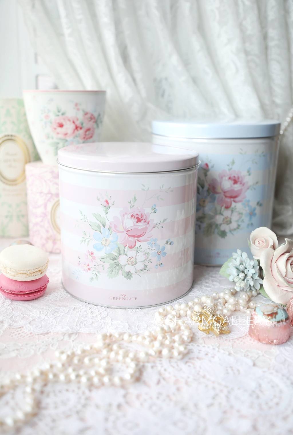 Набор жестяных банок «Maria» Дания, "GreenGate". Старая коллекция!